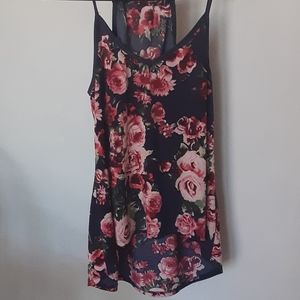 Floral Sp strap tank
